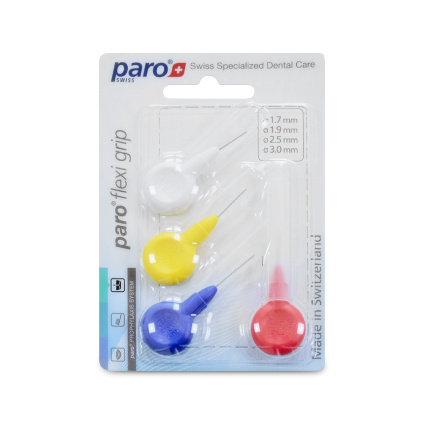 paro® Flexi-Grip, assortiert,12 Blister à 4 Stk.