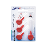 paro® 3STAR-GRIP, xxx-fein, rot, 2 mm,12 Blister à 4 Stk.