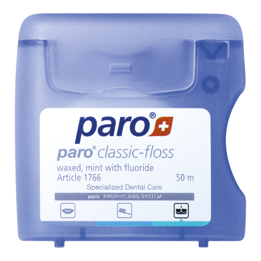 paro&#174; classic-floss, gewachst, 50 m,Packung &#224; 12 St&#252;ck