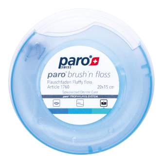 paro® brush 'n floss,Packung zu 12 Blister